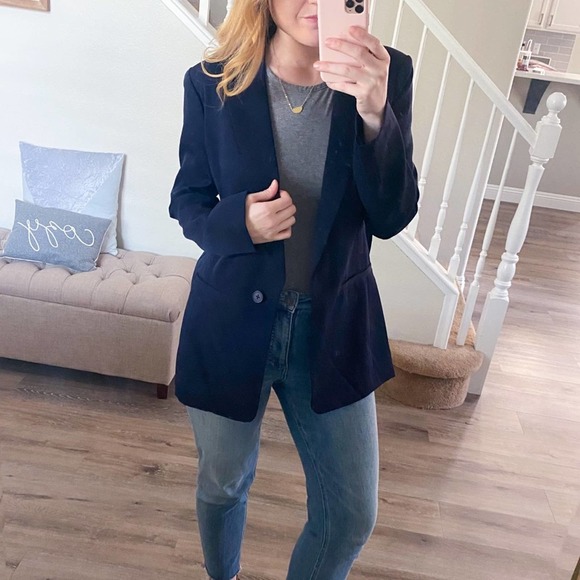 Endless Rose Navy Blazer - Picture 8 of 8